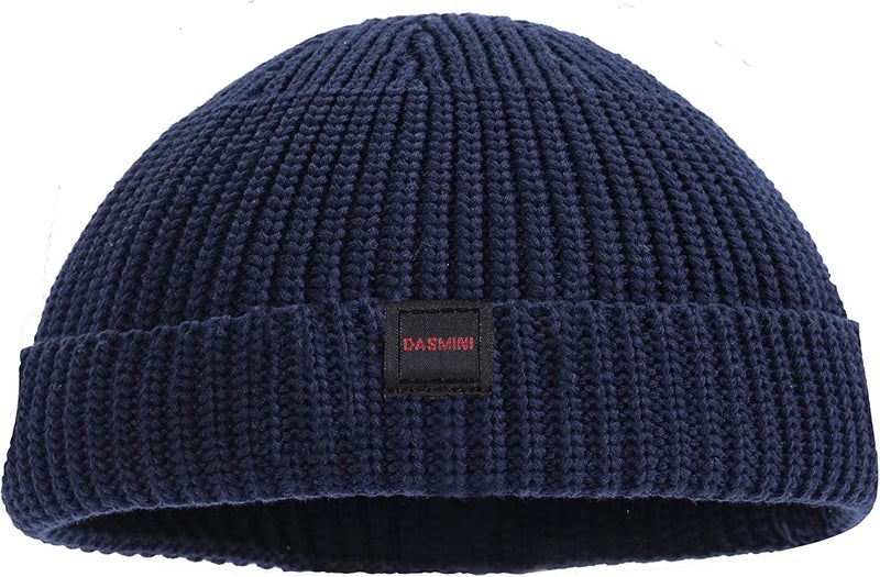 DASMINI Fisherman Beanie Hats for Men Women,Knit Trawler Skull Cap,Watch Cap,Spring Fall Winter Warm Short Hats - Image 4